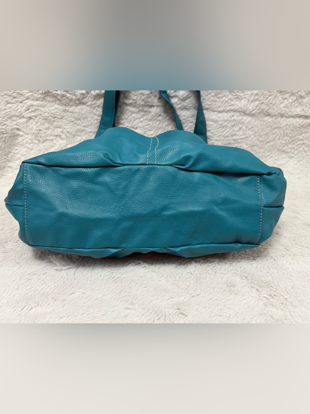 Selena Gomez Teal Ruffled-Top Shoulder Bag- Dream Out Loud Collection - Picture 8 of 14